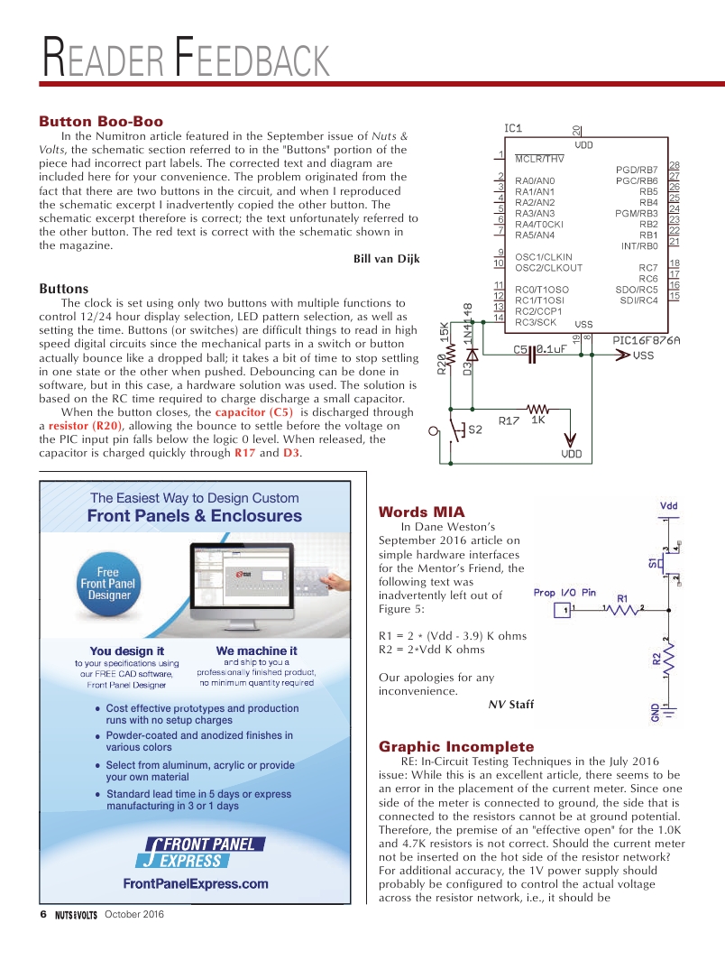 Nuts and Volts 2016-10